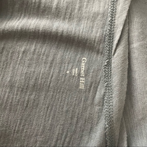 Garnet Hill Pima Cotton & Modal Ruched Long-Sleeve Tee S - Picture 10 of 10